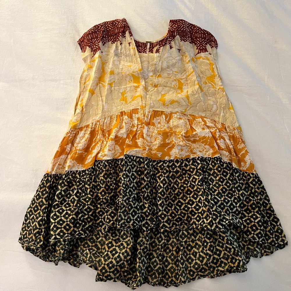 Free People - Patterned - Tank Top - XS